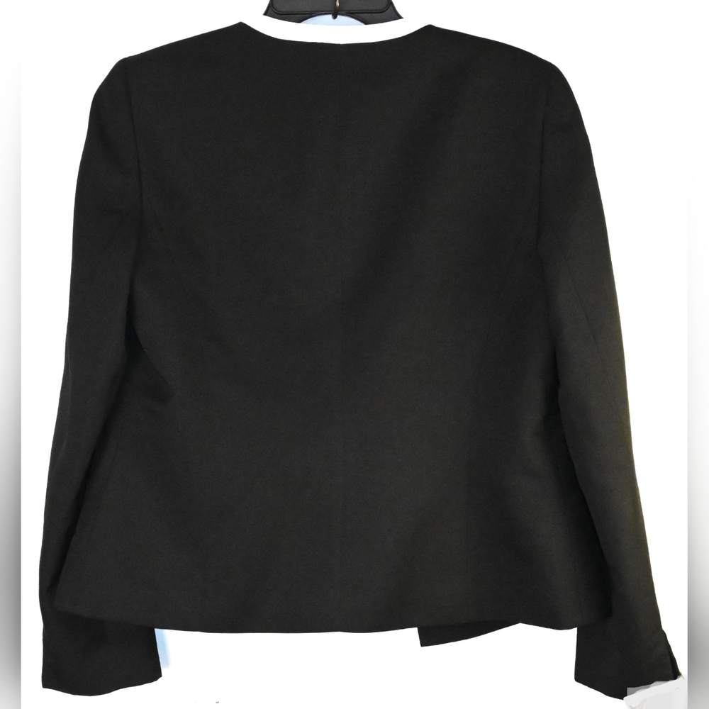Black Label By Evan Picone of Kasper Group LLC, New York Black & White Blazer 8 - Picture 6 of 16